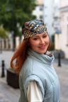 Платок «Сетями путей на закате» (Твил)